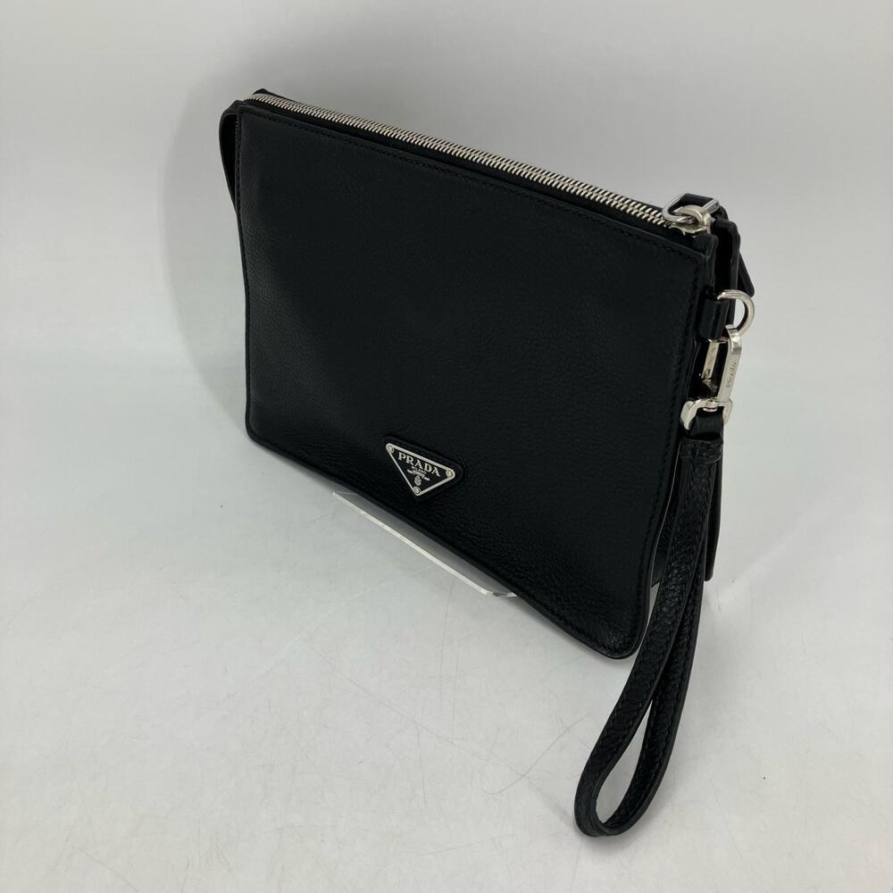 Prada Vitello City Bag Crossbody Bag Black